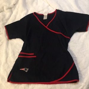 Scrub Top New England Patriots